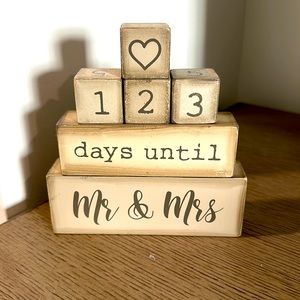 Wedding Countdown Blocks